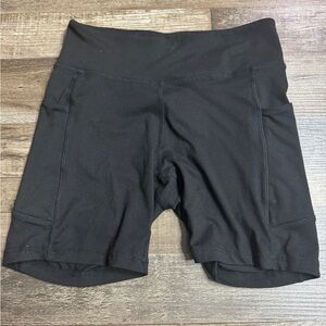 RaeMode Black Biker Shorts with Pockets Size Small New without Tags